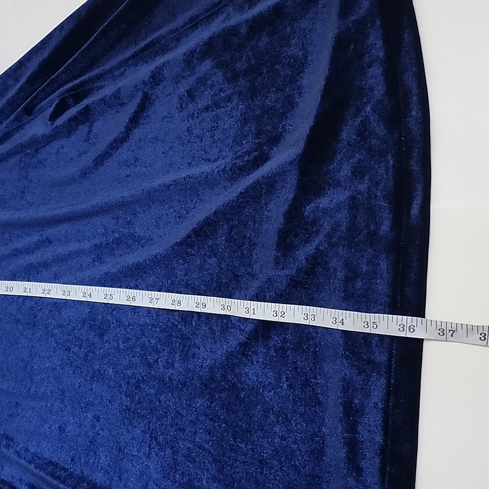 LANDS  END VELVET NAVY  DRESS/ M/P - Picture 11 of 14